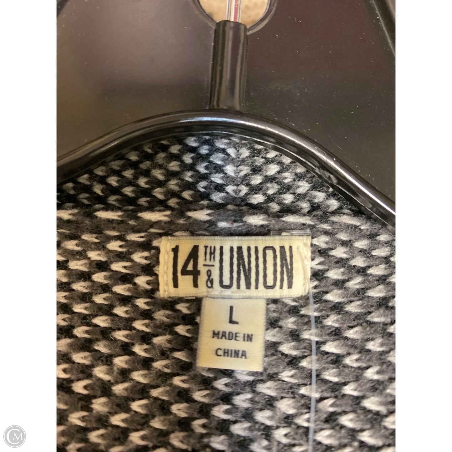 Cardigan By 14th And Union In Black, Size: L