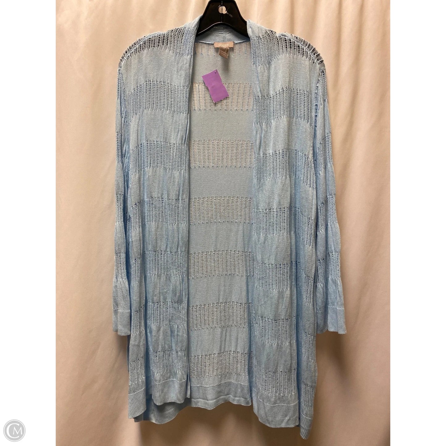 Cardigan By Chicos In Blue, Size: Xl