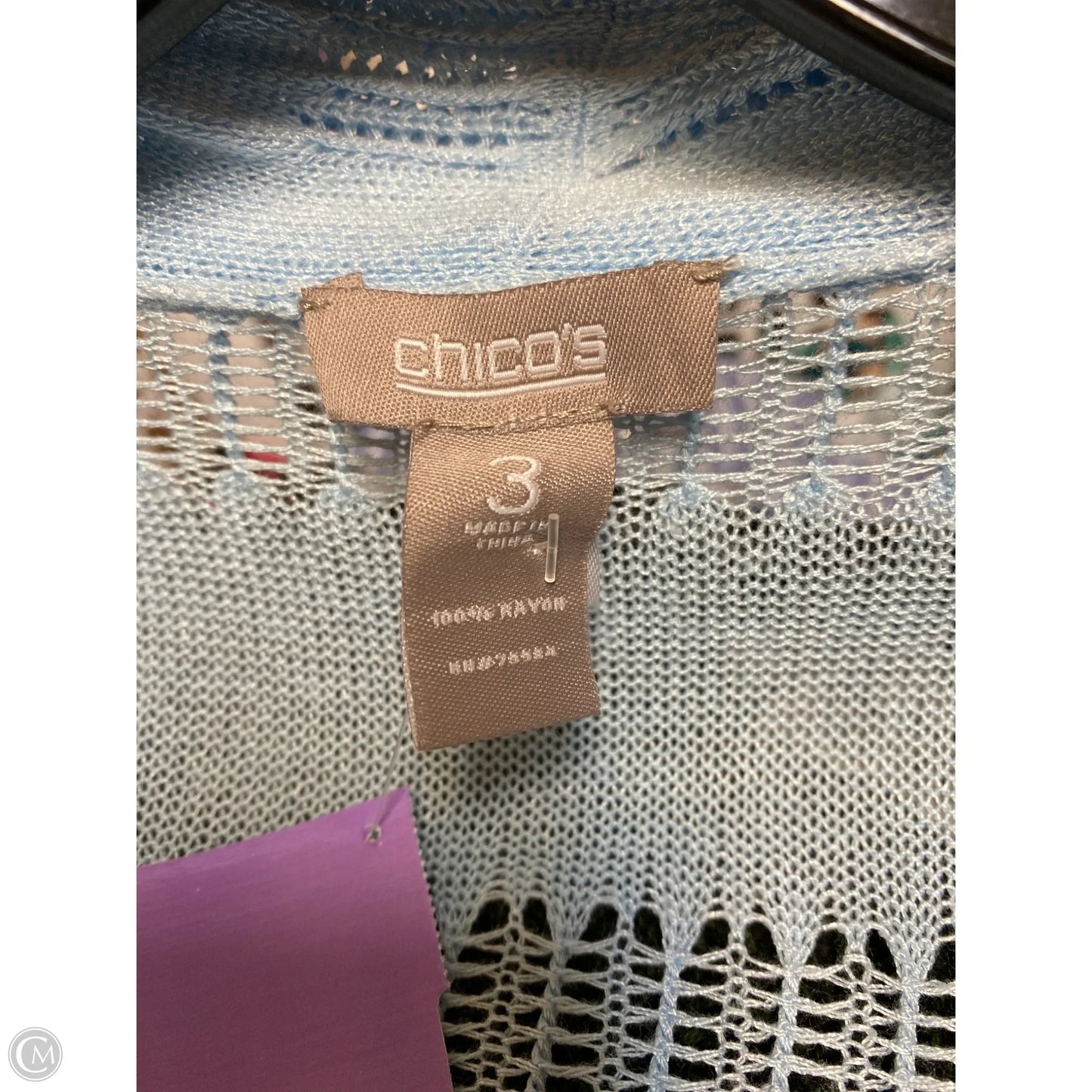 Cardigan By Chicos In Blue, Size: Xl