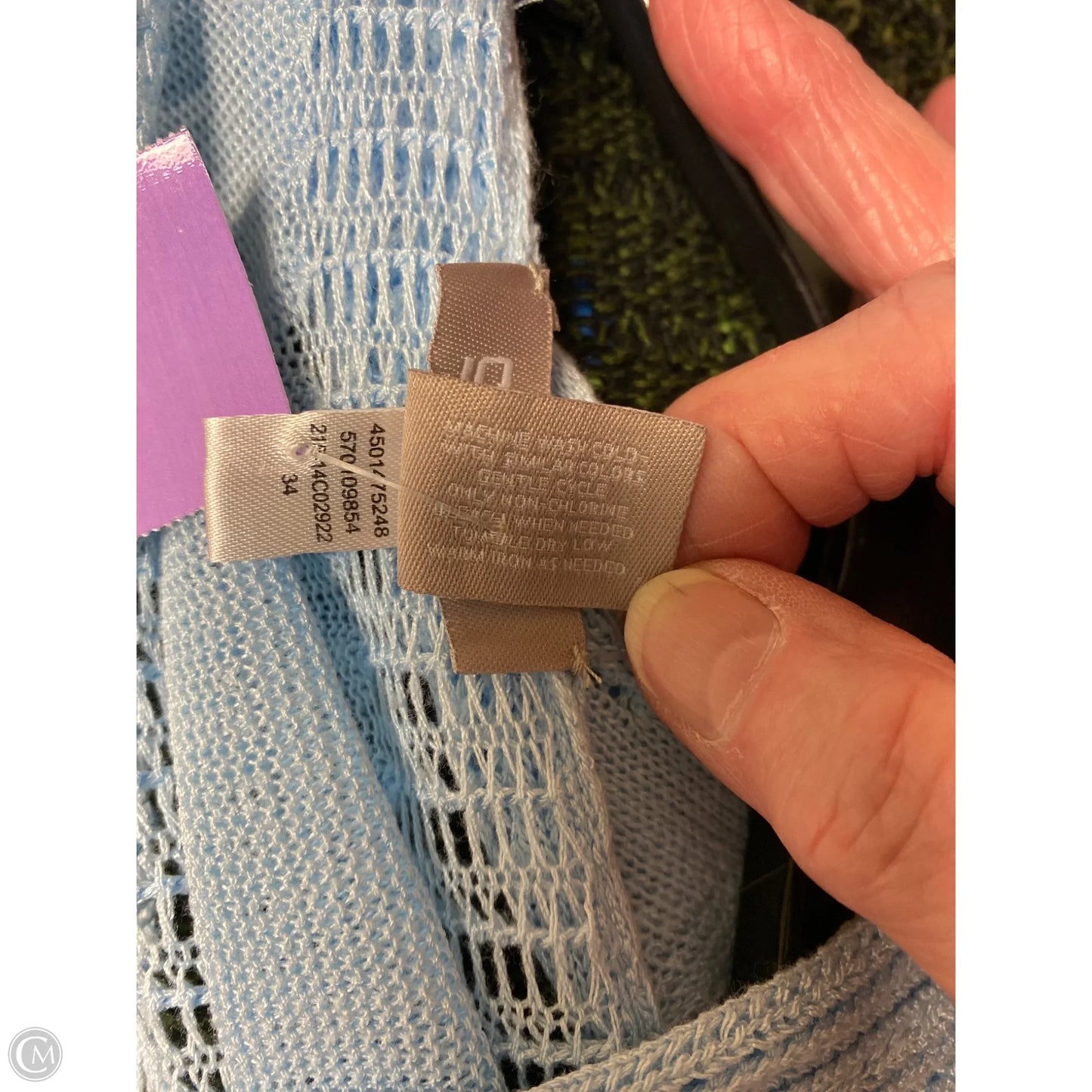 Cardigan By Chicos In Blue, Size: Xl