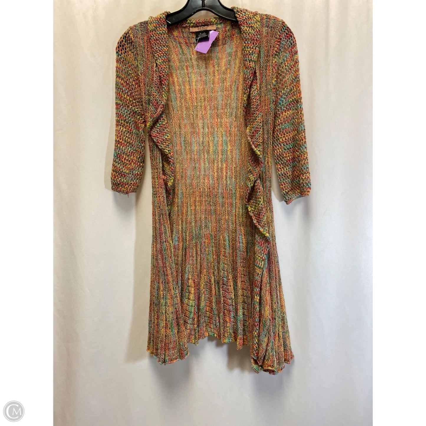 Cardigan By Clothes Mentor In Multi-colored, Size: S