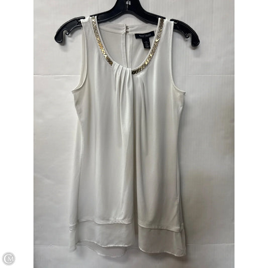 Top Sleeveless By White House Black Market In White, Size: Xs