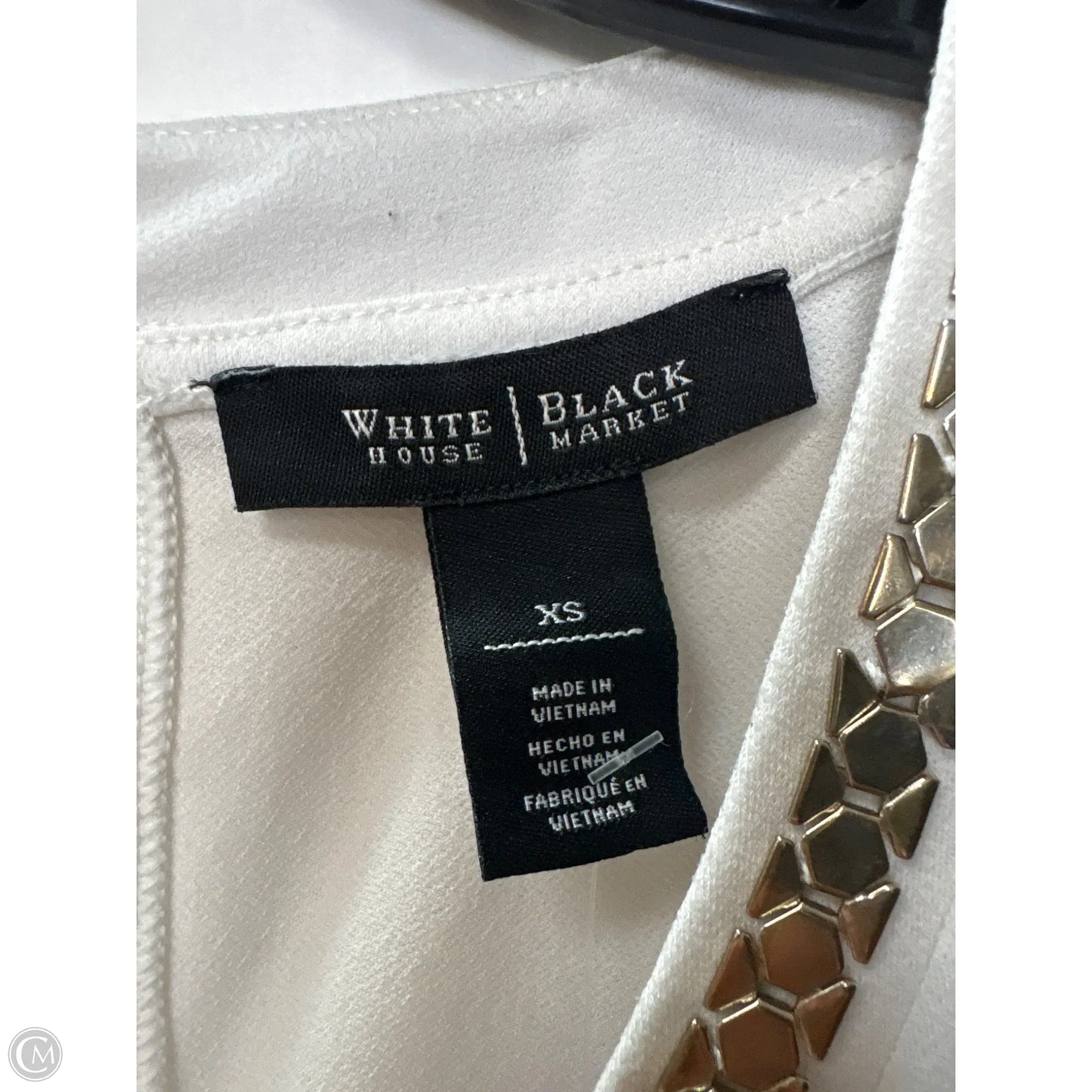 Top Sleeveless By White House Black Market In White, Size: Xs