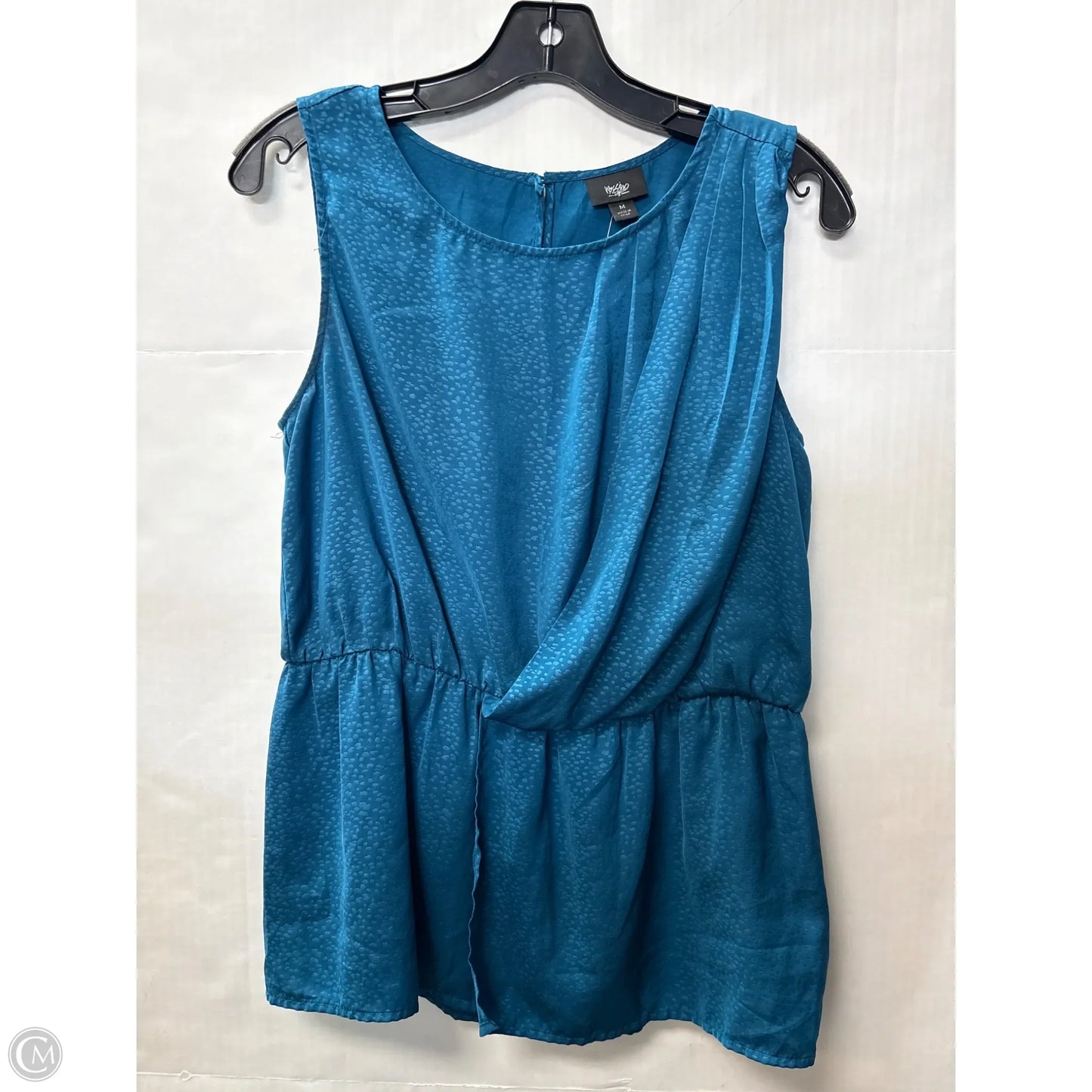 Top Sleeveless By Mossimo In Blue, Size: M