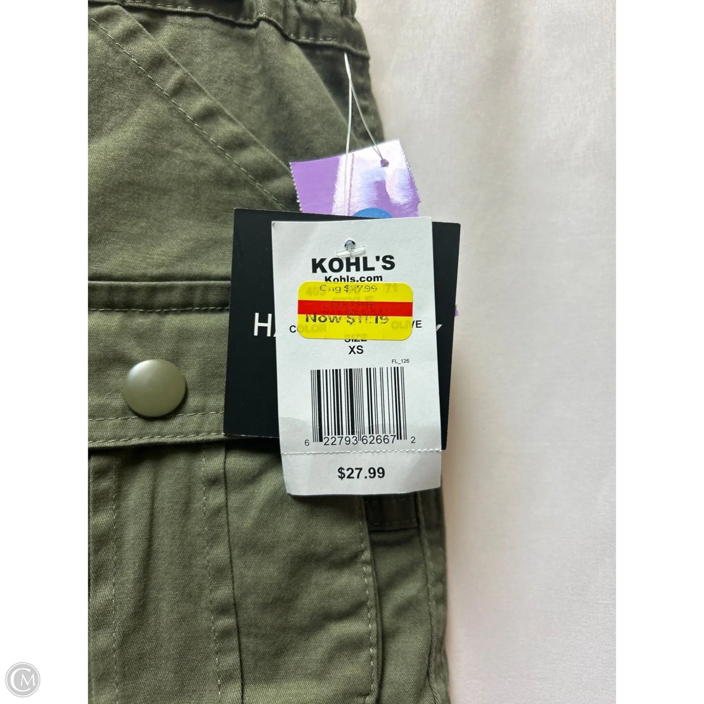 Shorts By Clothes Mentor In Green, Size: Xs