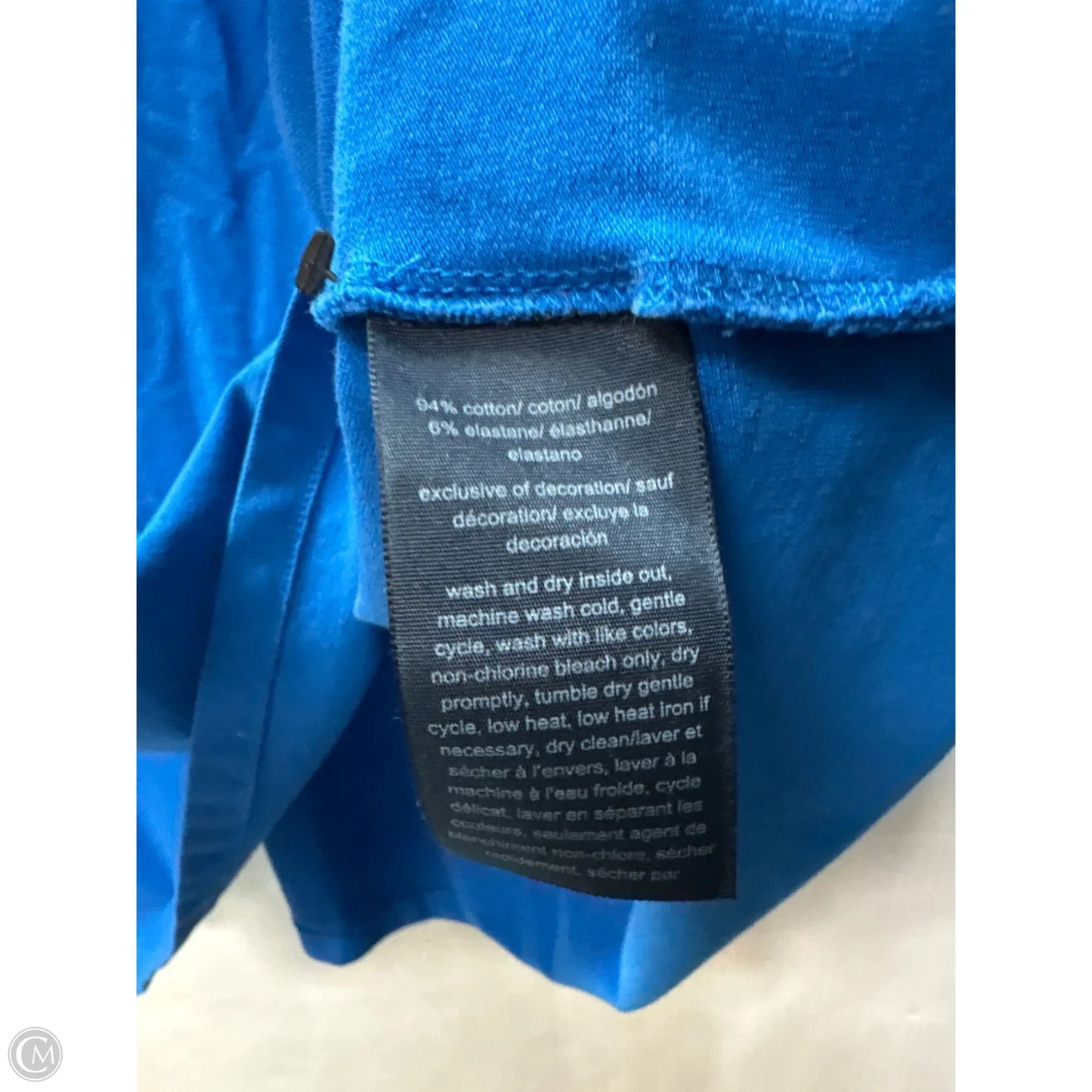 Top Sleeveless By Tommy Hilfiger In Blue, Size: 3x