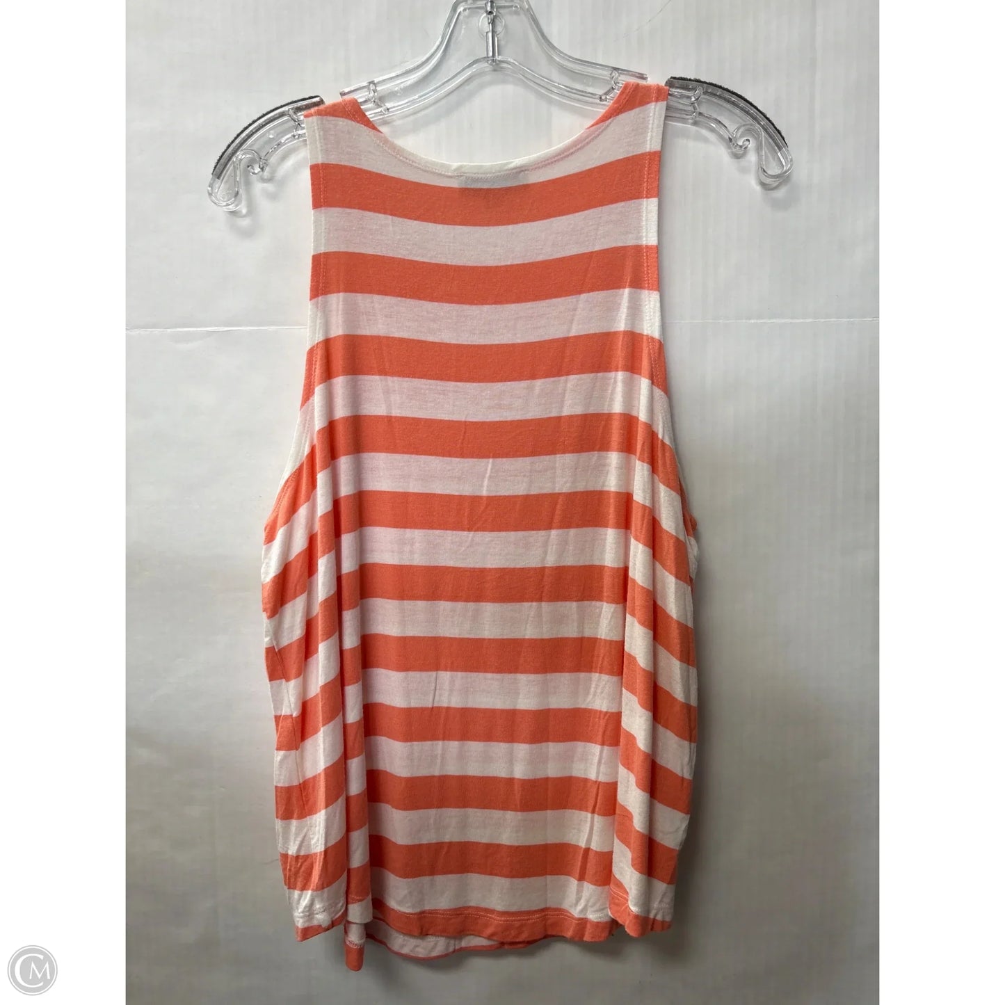 Top Sleeveless By Loft In Orange, Size: M