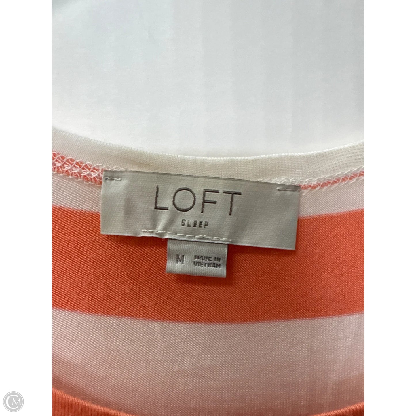 Top Sleeveless By Loft In Orange, Size: M