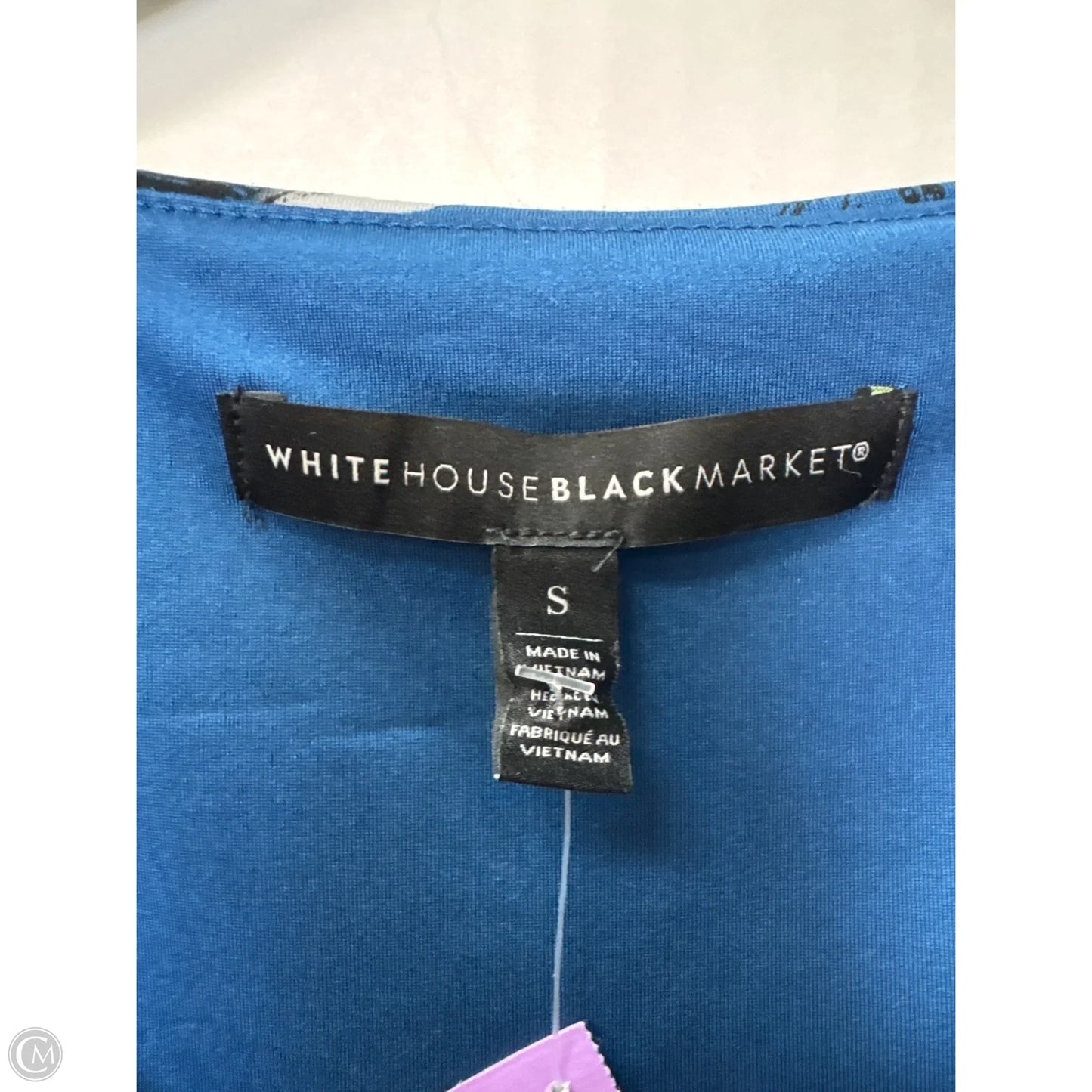 Top Sleeveless By White House Black Market In Blue, Size: S
