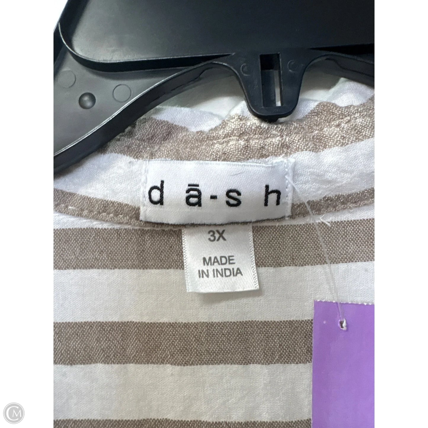 Top Sleeveless By Clothes Mentor In Tan, Size: 3x