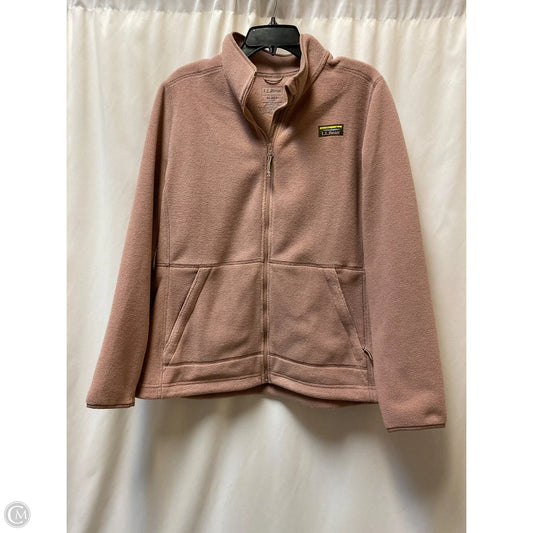 Jacket Fleece By L.l. Bean In Pink, Size: Xl