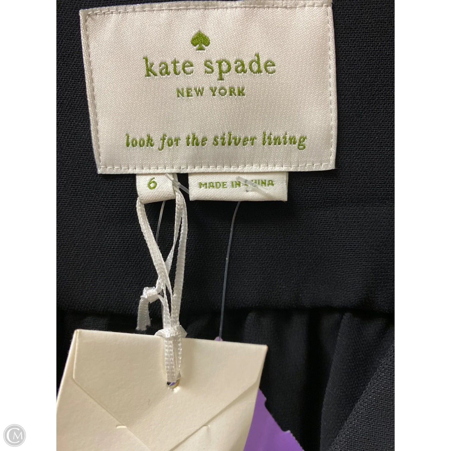 Dress Designer By Kate Spade In Black, Size: S