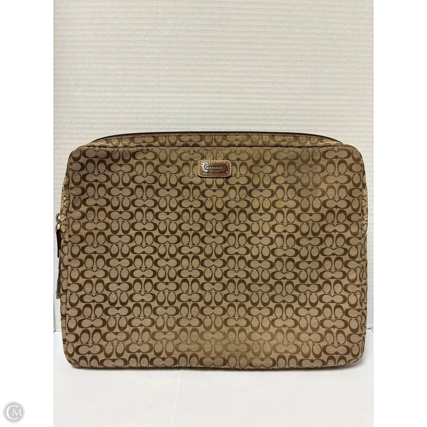 Laptop Bag Designer By Coach, Size: Large