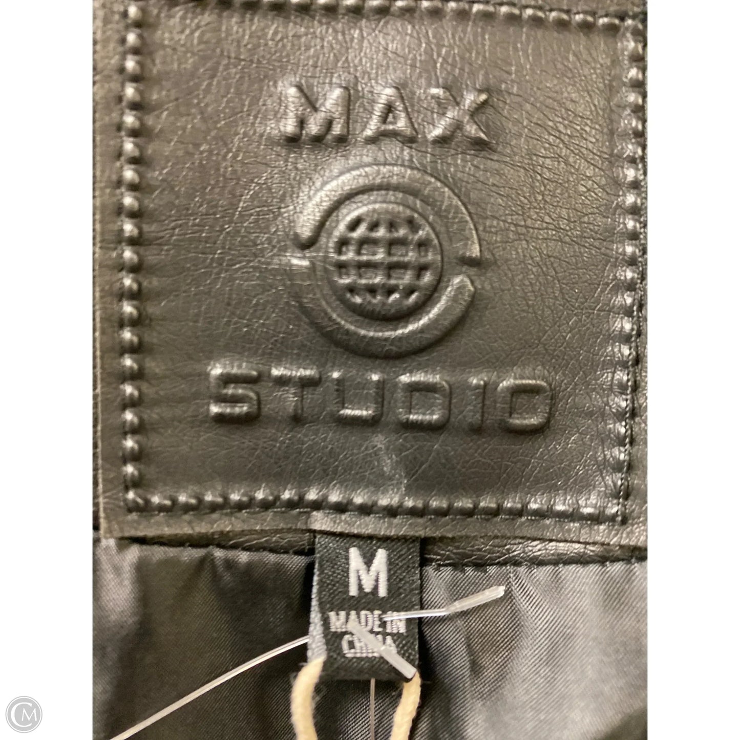 Jacket Moto By Max Studio In Black, Size: M