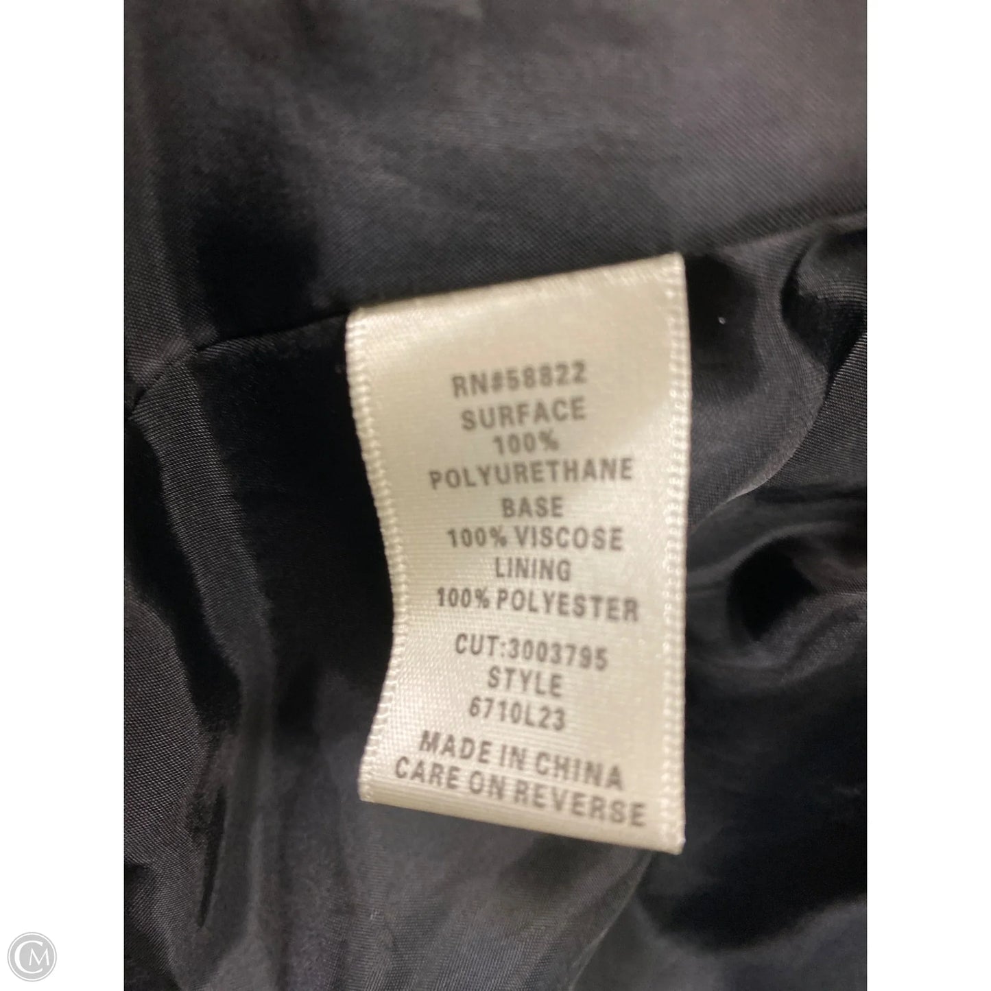 Jacket Moto By Max Studio In Black, Size: M