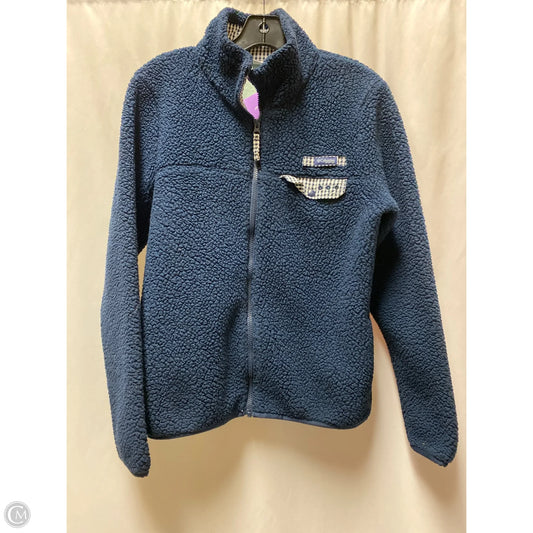 Coat Faux Fur & Sherpa By Columbia In Navy, Size: M
