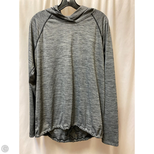 Sweatshirt Hoodie By Under Armour In Grey, Size: Xl