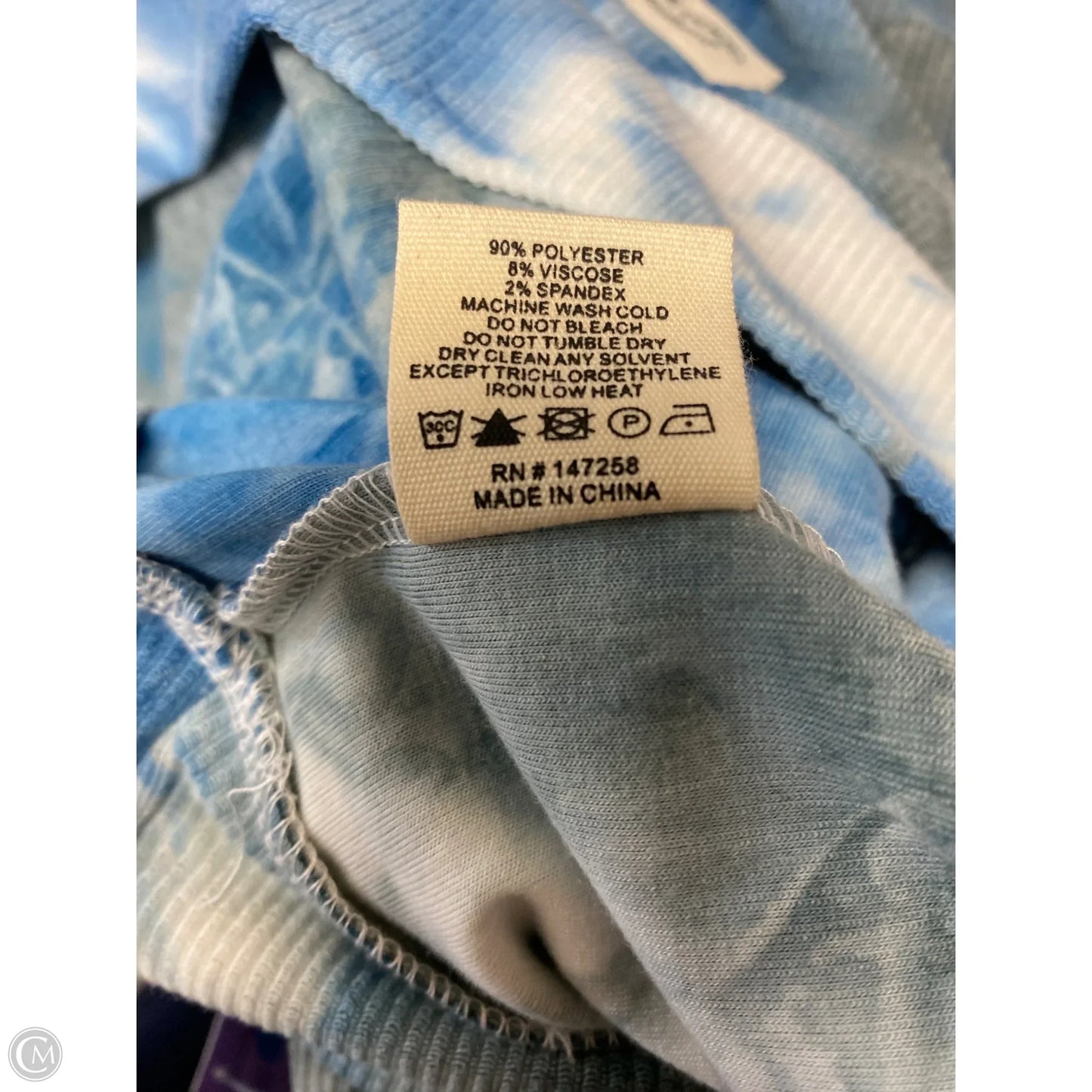 Top Long Sleeve By Simply Southern In Blue, Size: L