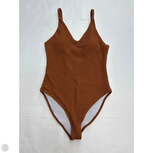 Swimsuit By Clothes Mentor In Brown, Size: M