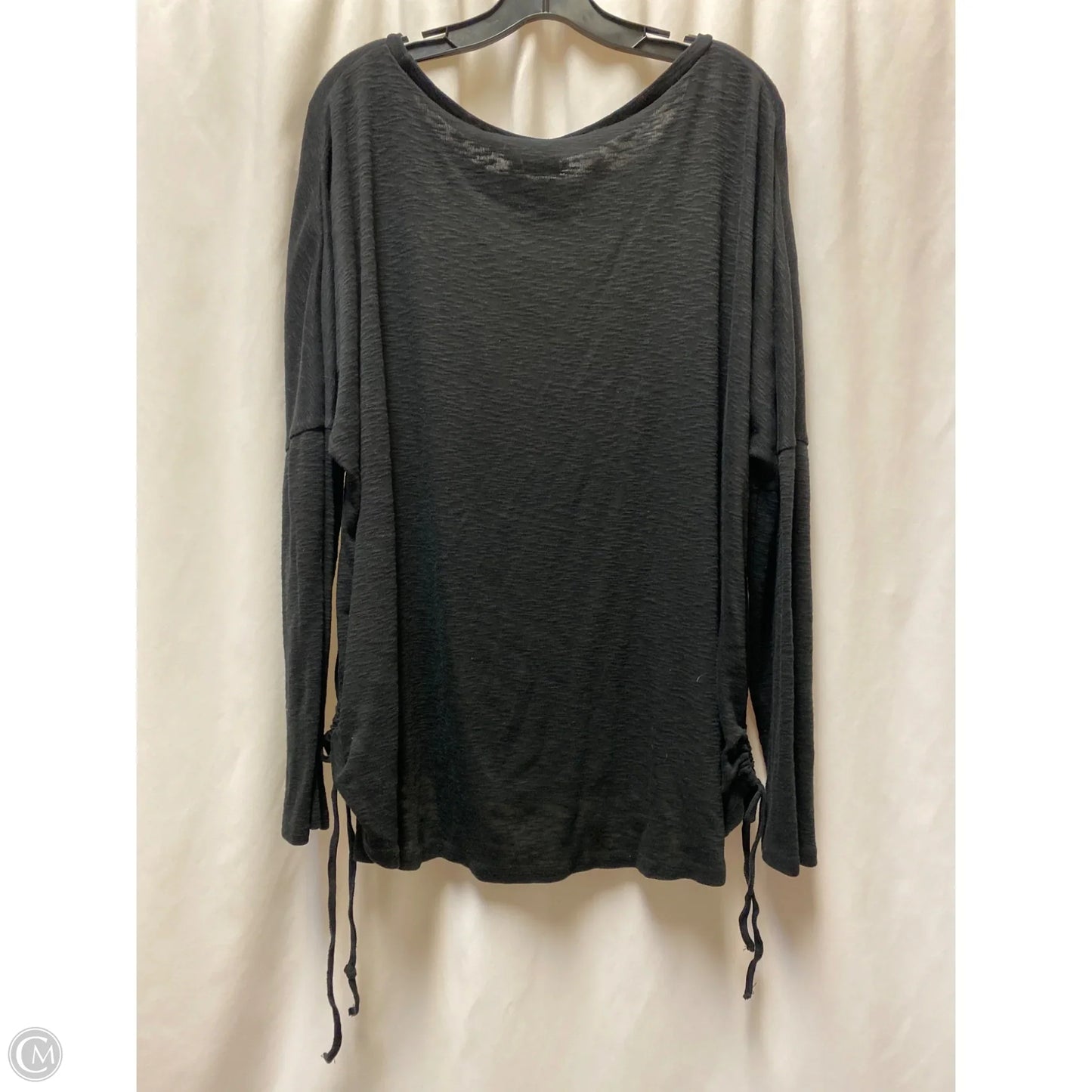 Top Long Sleeve By Suzanne Betro In Black, Size: 3x