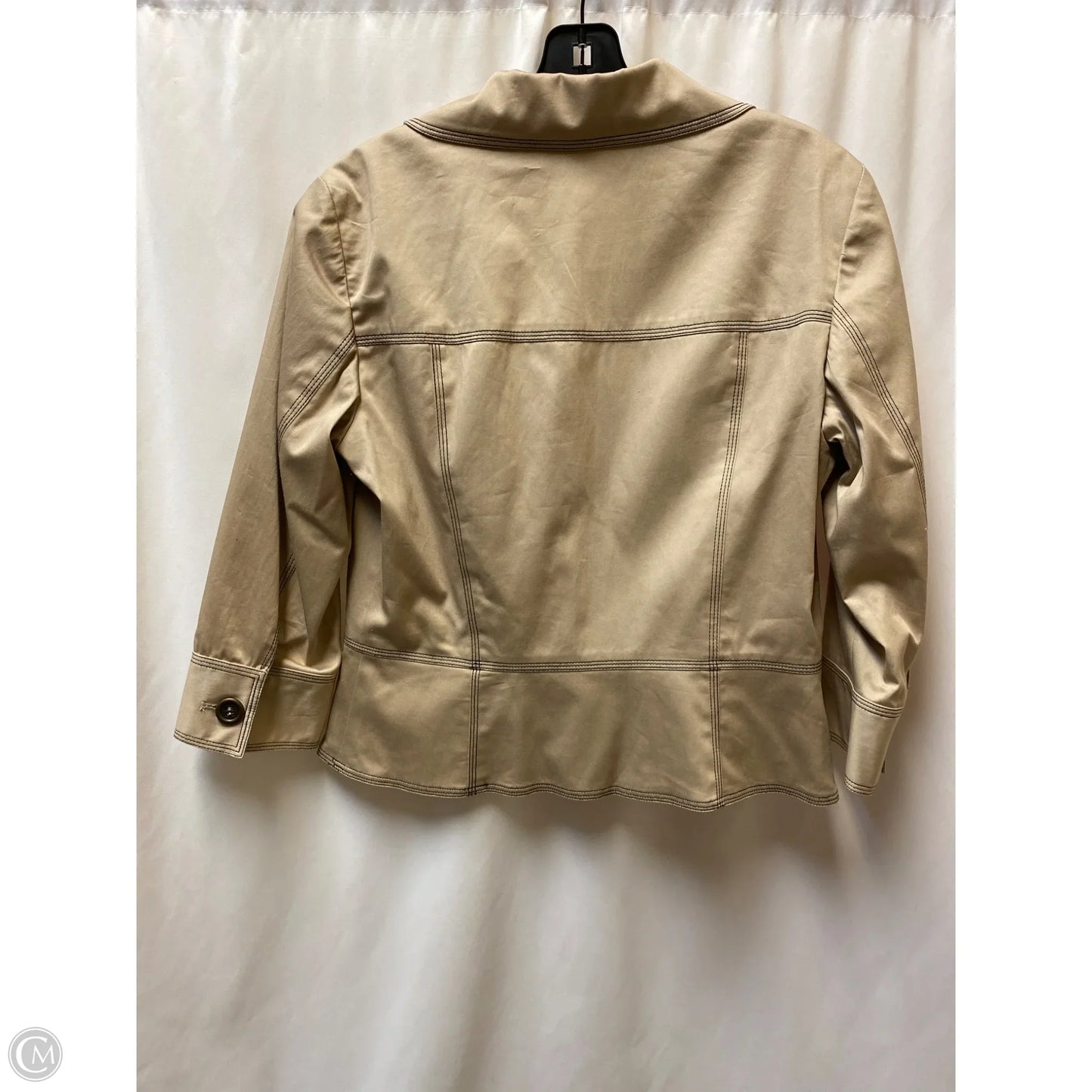 Blazer By Maggy London In Beige, Size: 8