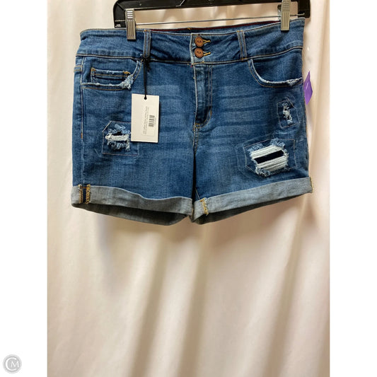 Shorts By Clothes Mentor In Blue Denim, Size: 16