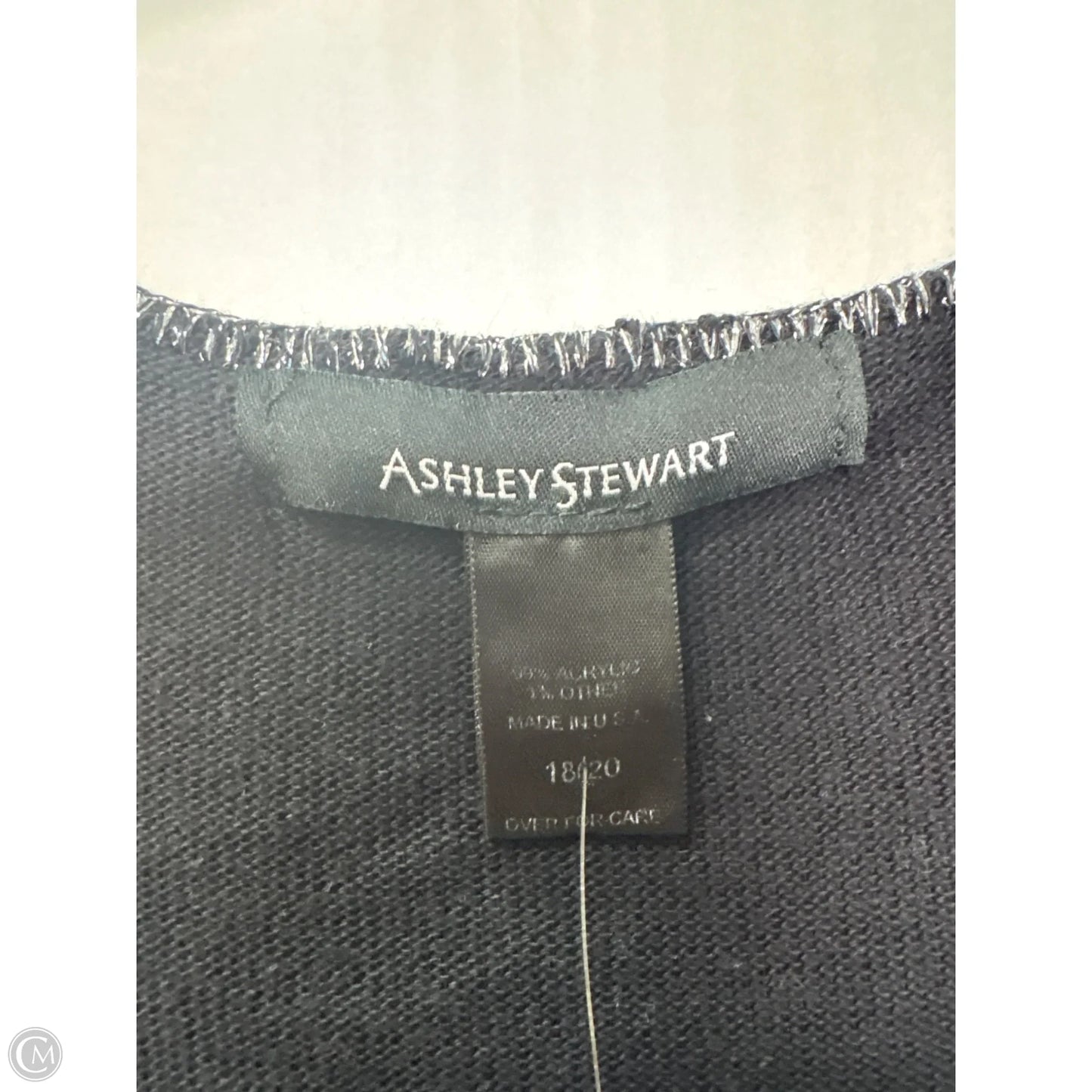 Tank Top By Ashley Stewart In Black, Size: 1x