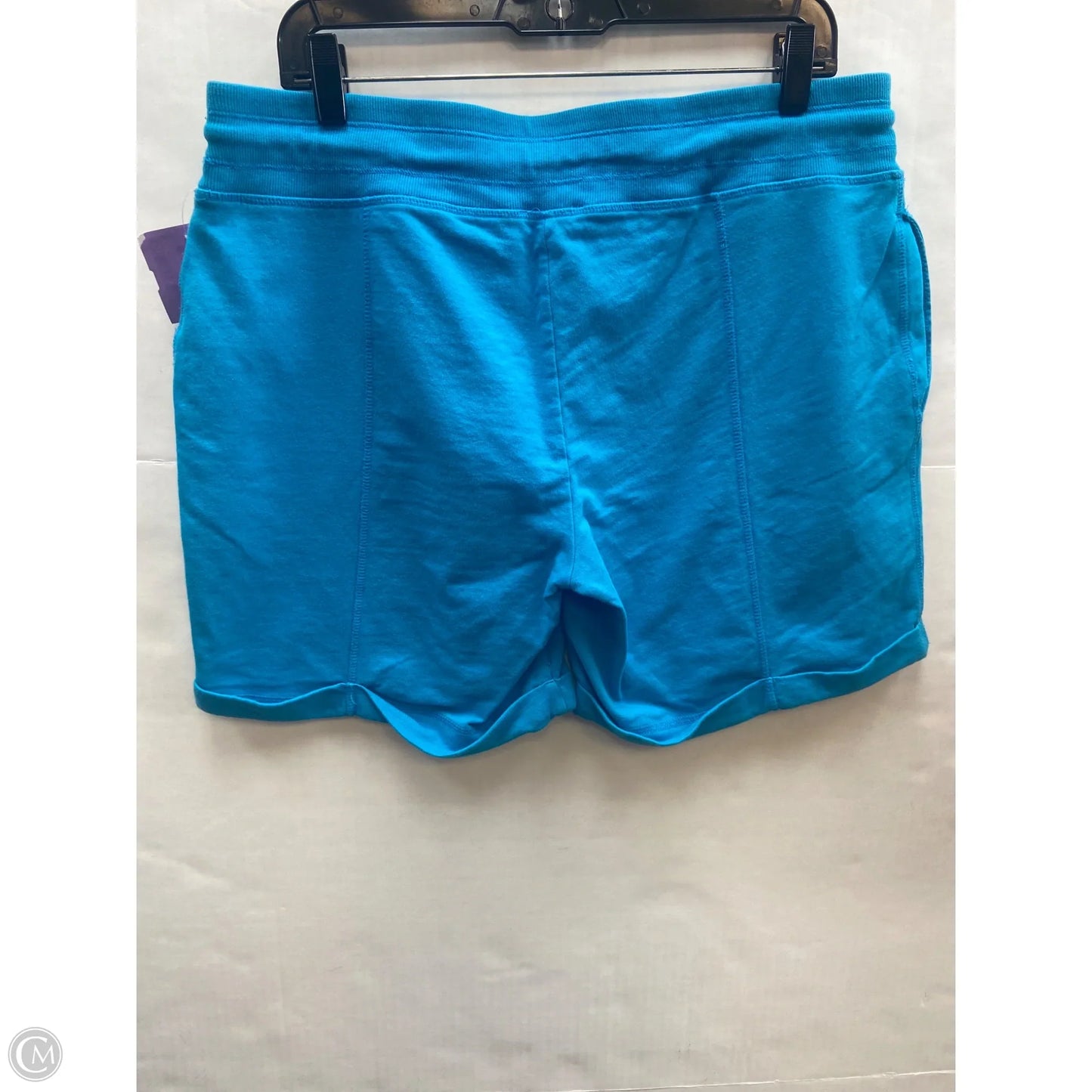 Athletic Shorts By Calvin Klein In Blue, Size: M