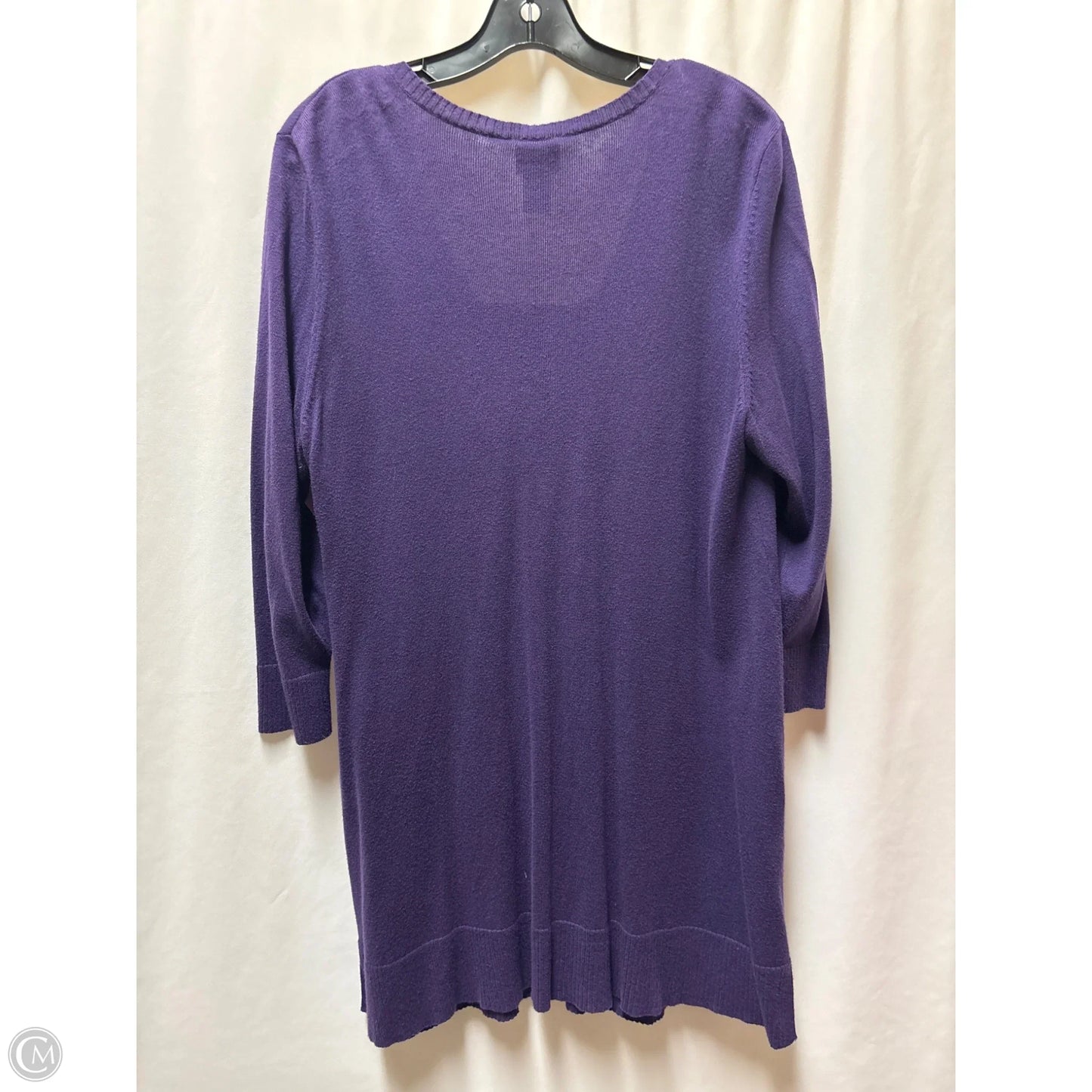Dress Casual Midi By Chicos In Purple, Size: Xl