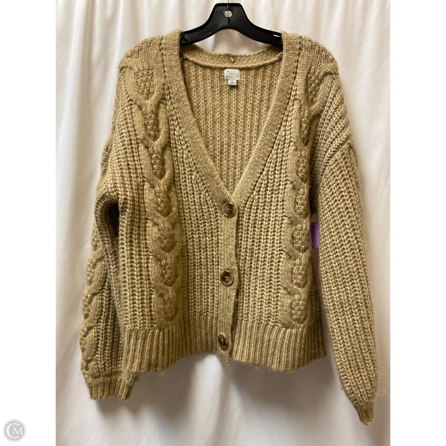 Cardigan By A New Day In Tan, Size: Xl