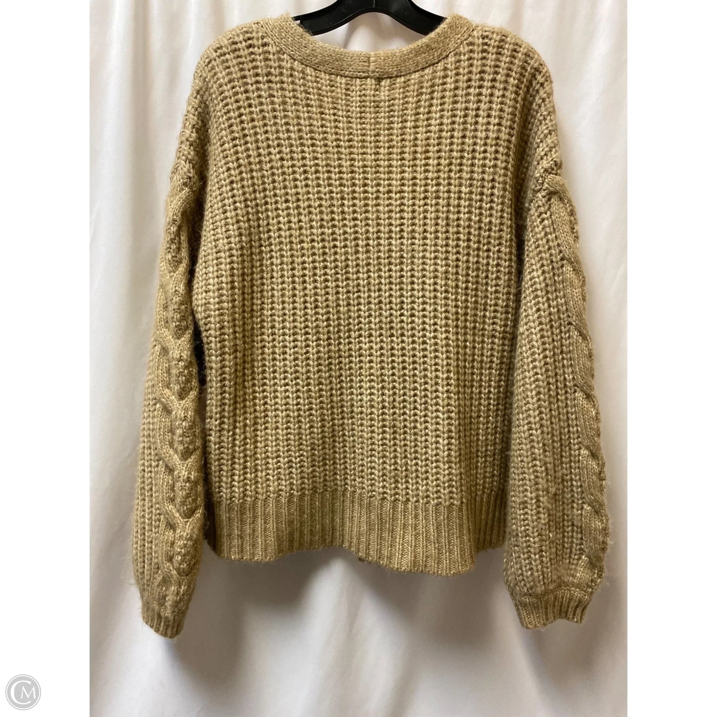 Cardigan By A New Day In Tan, Size: Xl