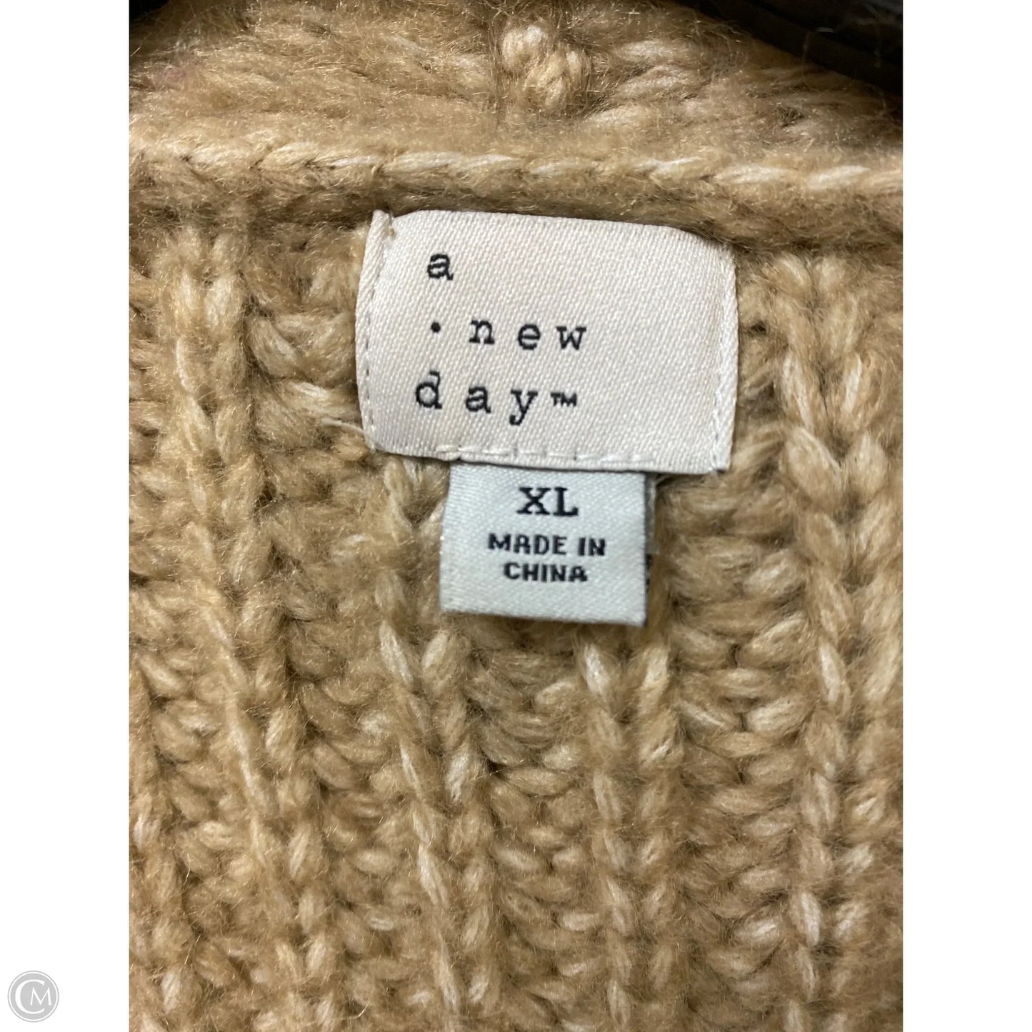 Cardigan By A New Day In Tan, Size: Xl