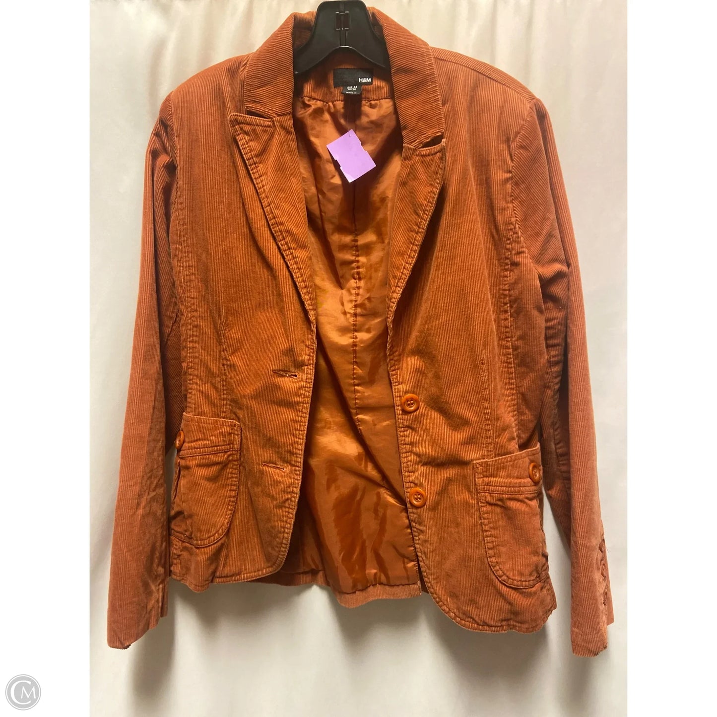 Blazer By H&m In Orange, Size: L