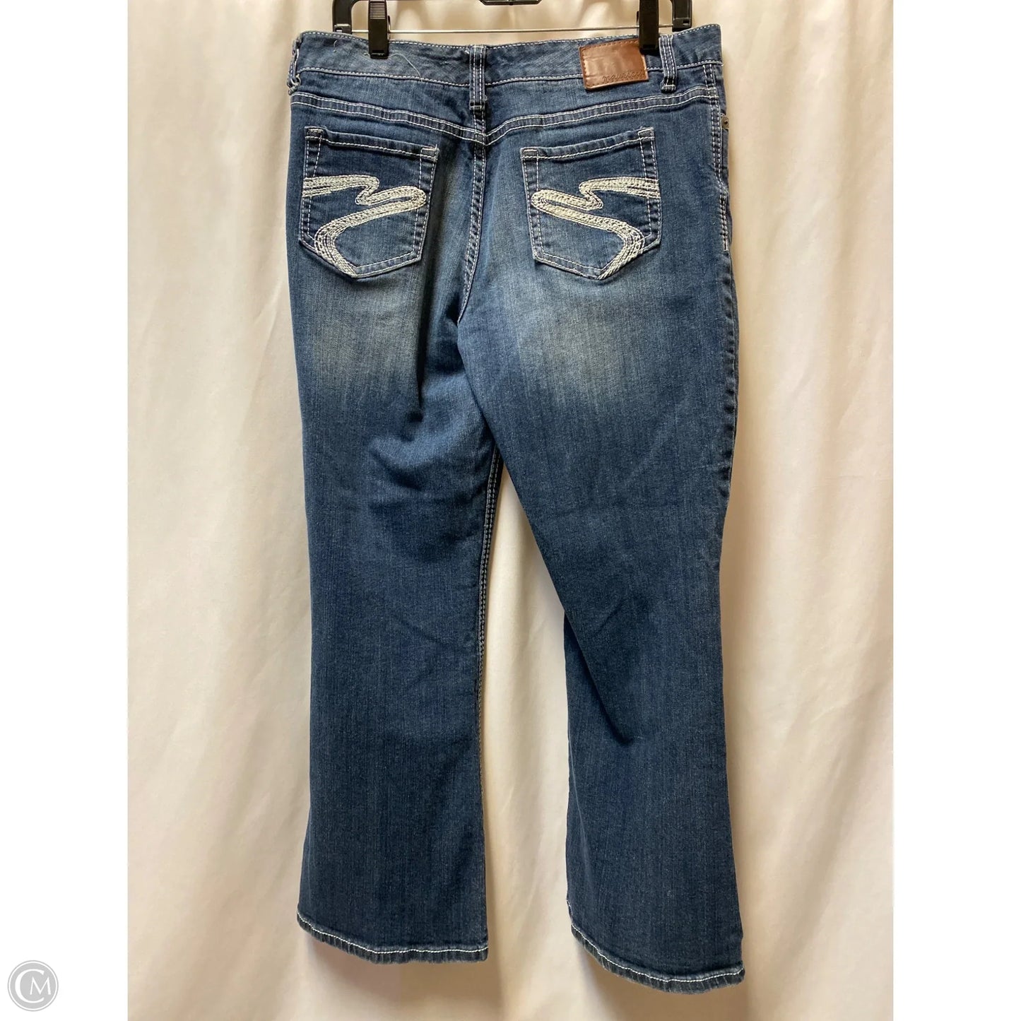 Jeans Straight By Maurices In Blue Denim, Size: 12