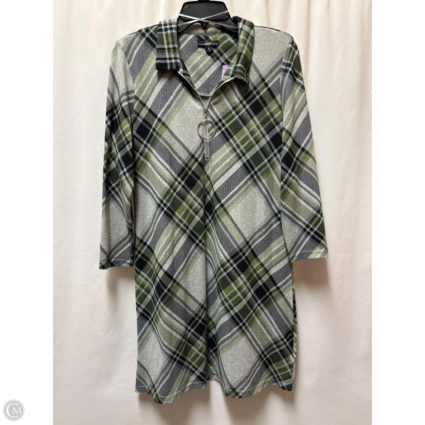 Dress Casual Midi By R And K Originals In Green, Size: S