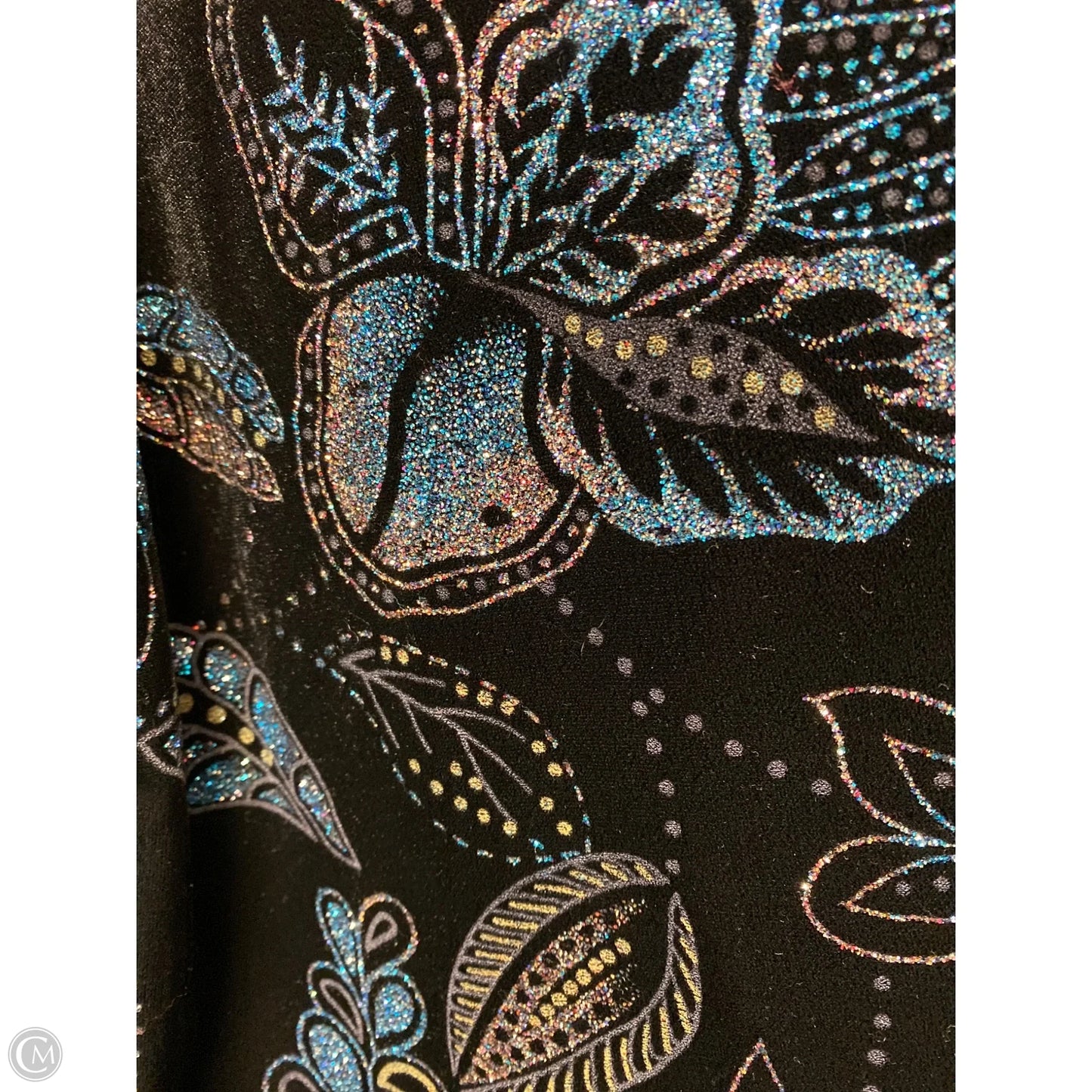 Top Long Sleeve By Notations In Black, Size: 3x