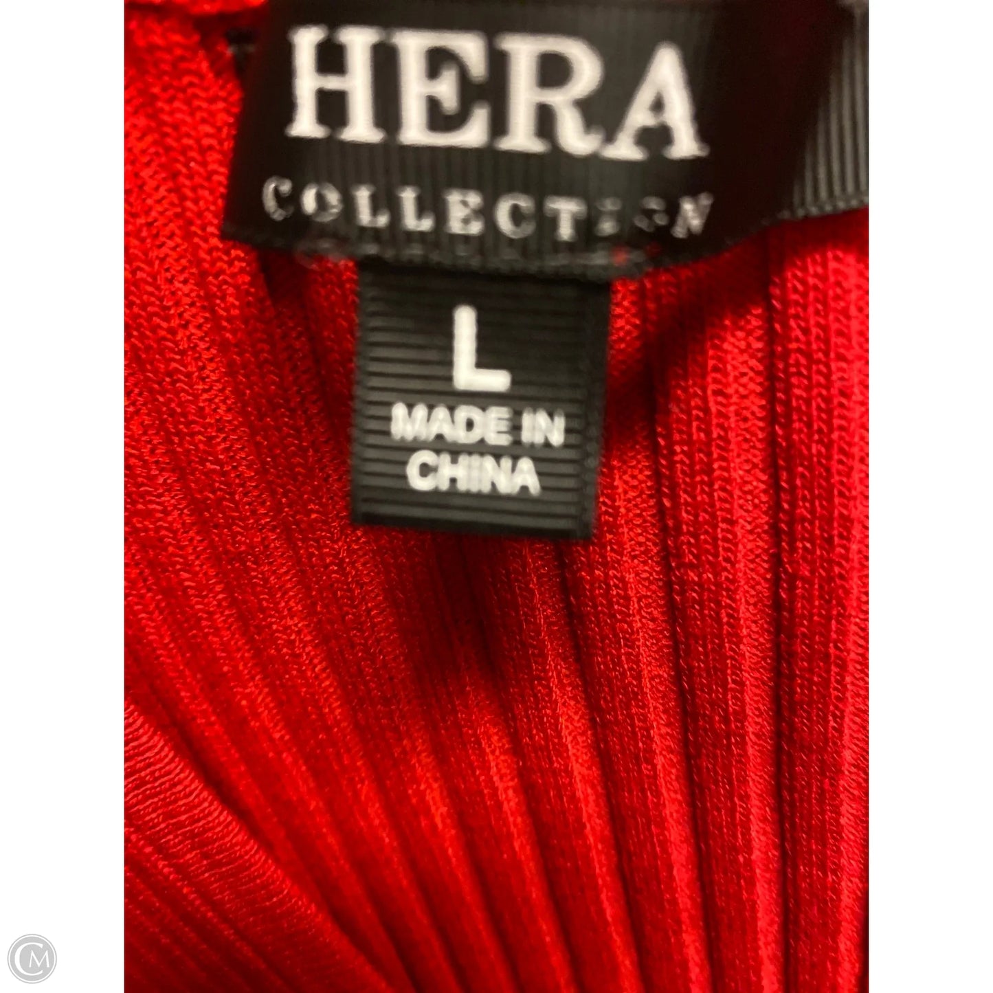 Dress Casual Midi By Clothes Mentor In Red, Size: L