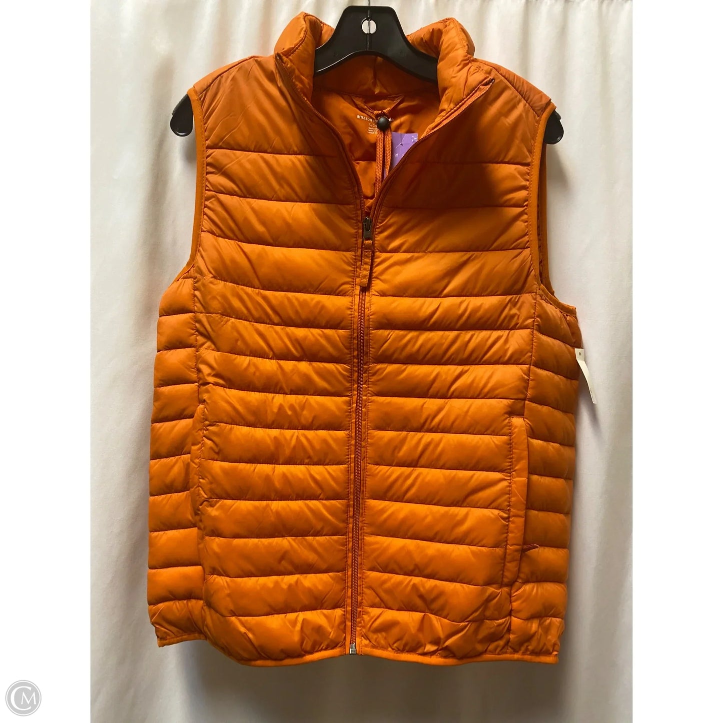 Vest Puffer & Quilted By Amazon Essentials In Orange, Size: S