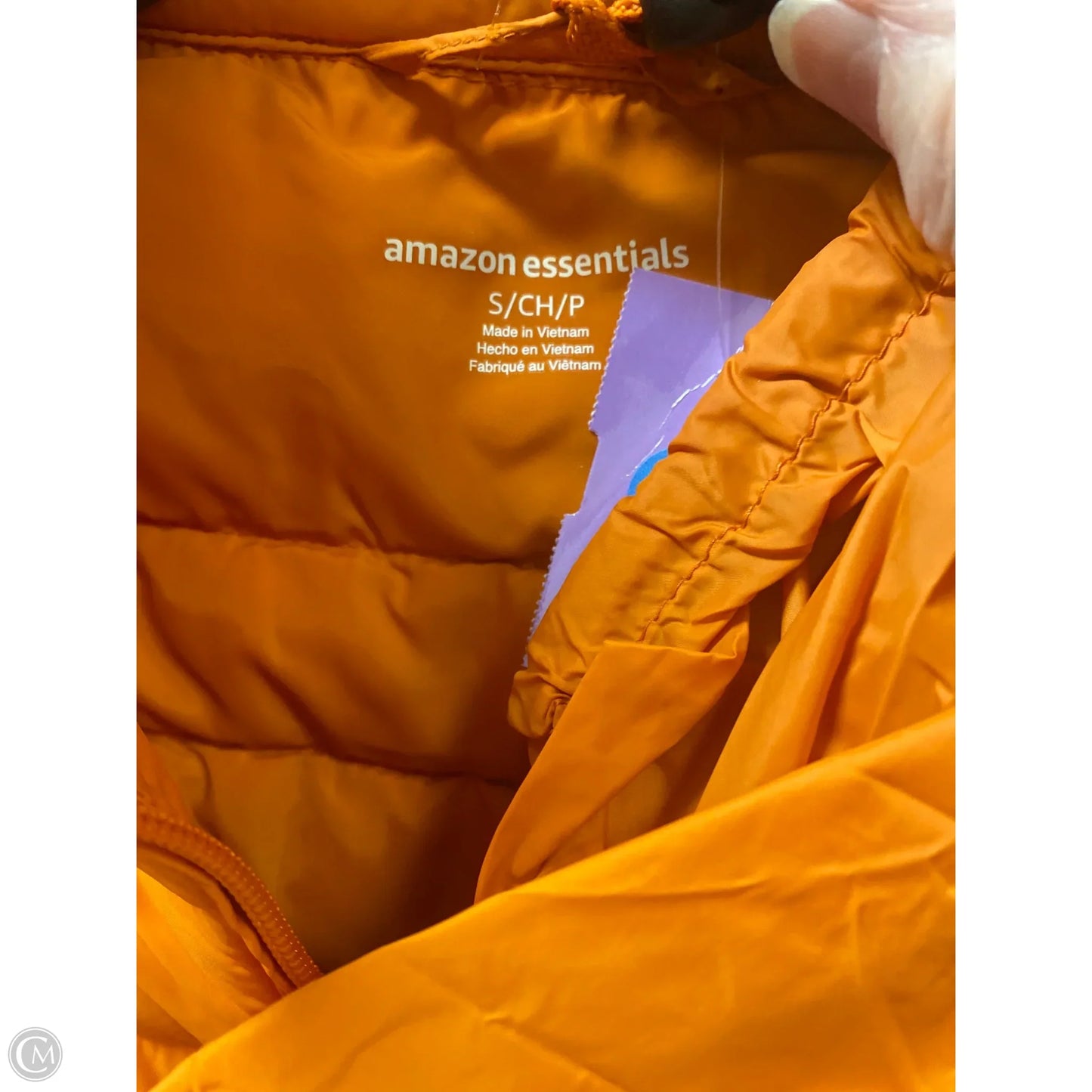 Vest Puffer & Quilted By Amazon Essentials In Orange, Size: S