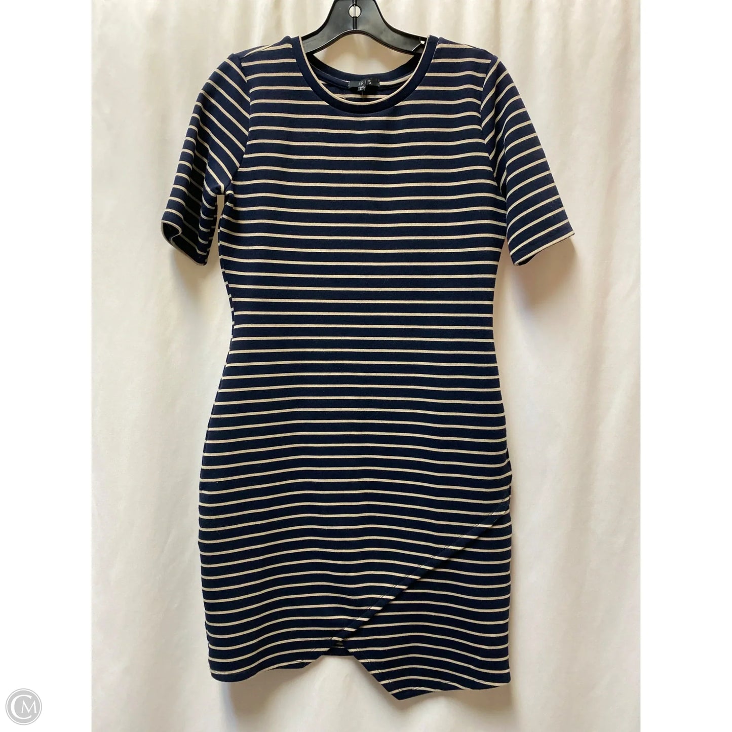 Dress Casual Midi By Iris In Navy, Size: Xl