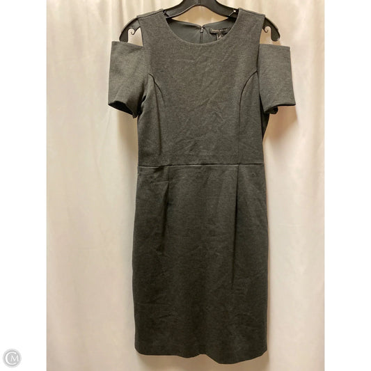 Dress Casual Midi By Banana Republic In Grey, Size: 8