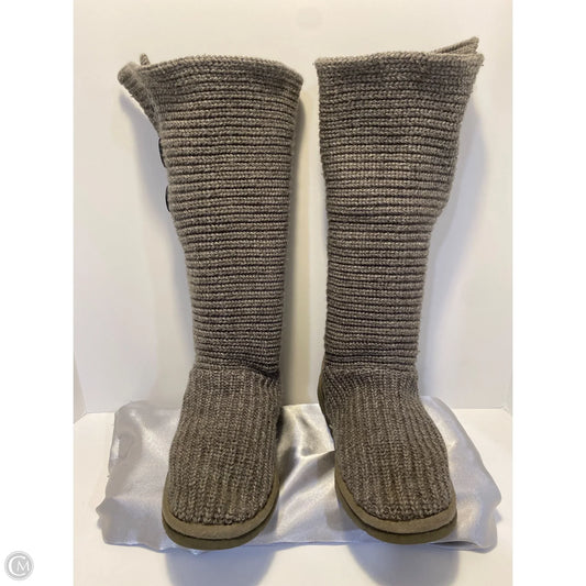 Boots Designer By Ugg In Grey, Size: 9