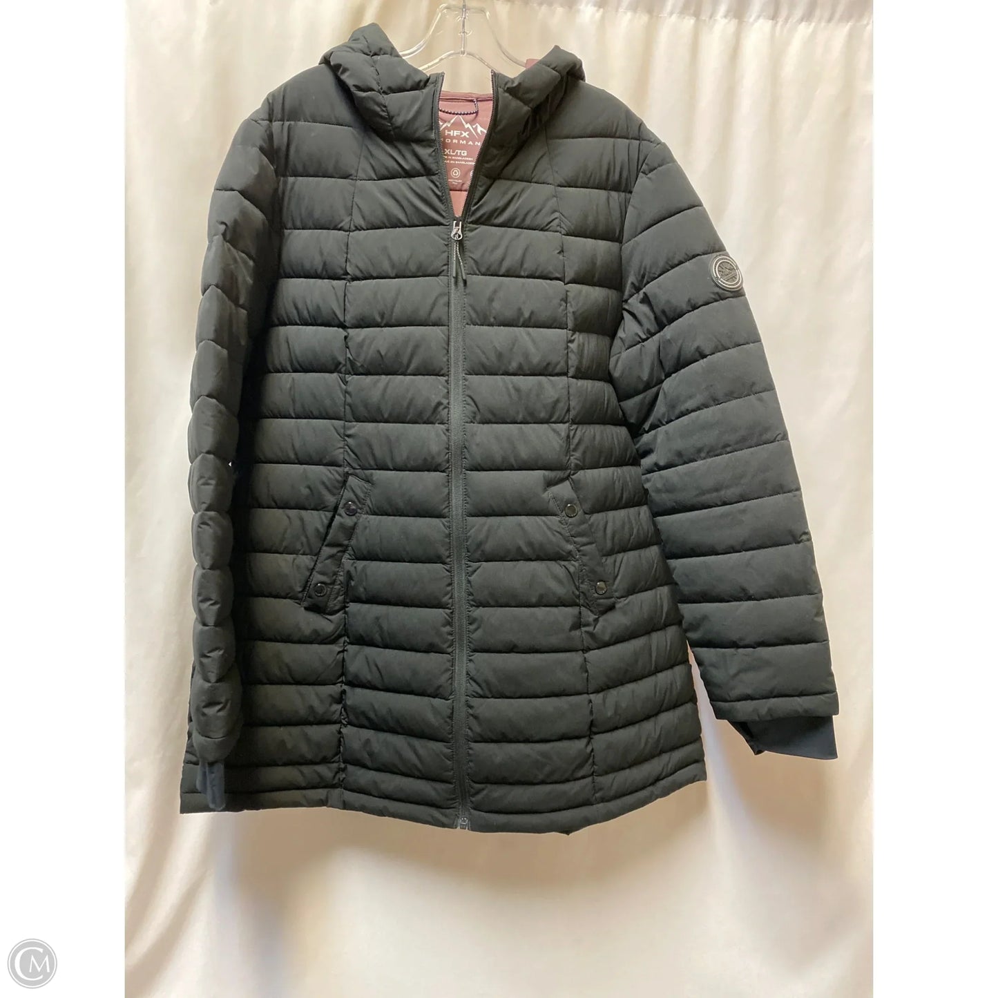 Coat Puffer & Quilted By Clothes Mentor In Black, Size: Xl
