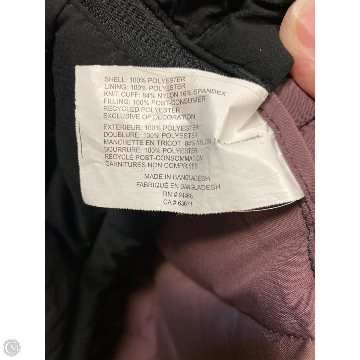 Coat Puffer & Quilted By Clothes Mentor In Black, Size: Xl