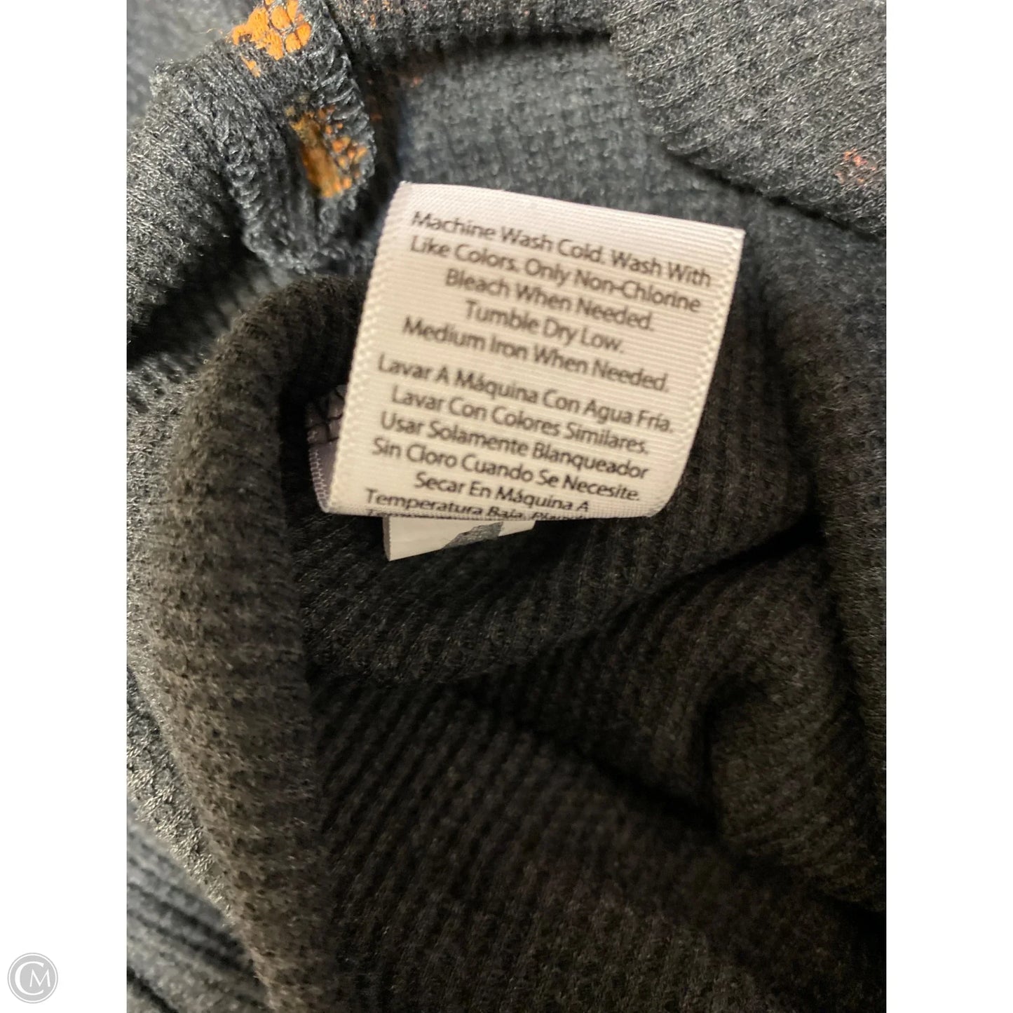 Top Long Sleeve By Terra & Sky In Black, Size: 3x