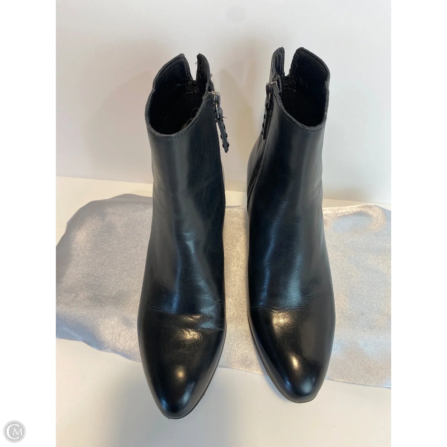 Boots Designer By Frye In Black, Size: 8