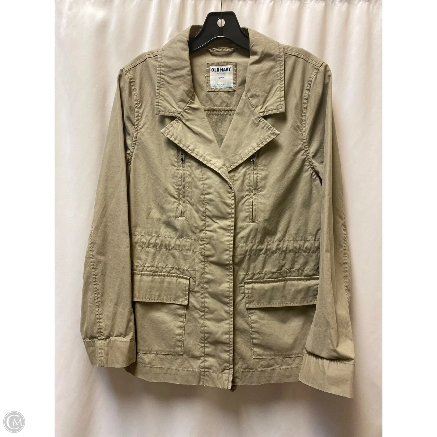 Jacket Utility By Old Navy In Beige, Size: S