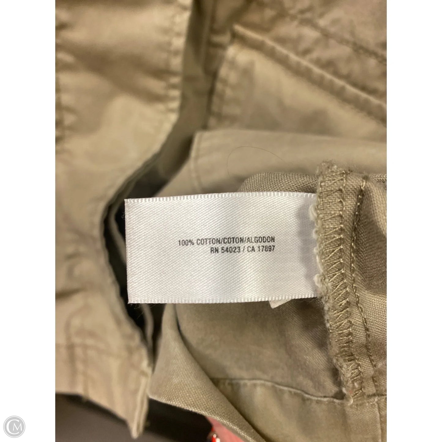 Jacket Utility By Old Navy In Beige, Size: S