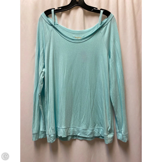Top Long Sleeve Designer By Lilly Pulitzer In Blue, Size: L