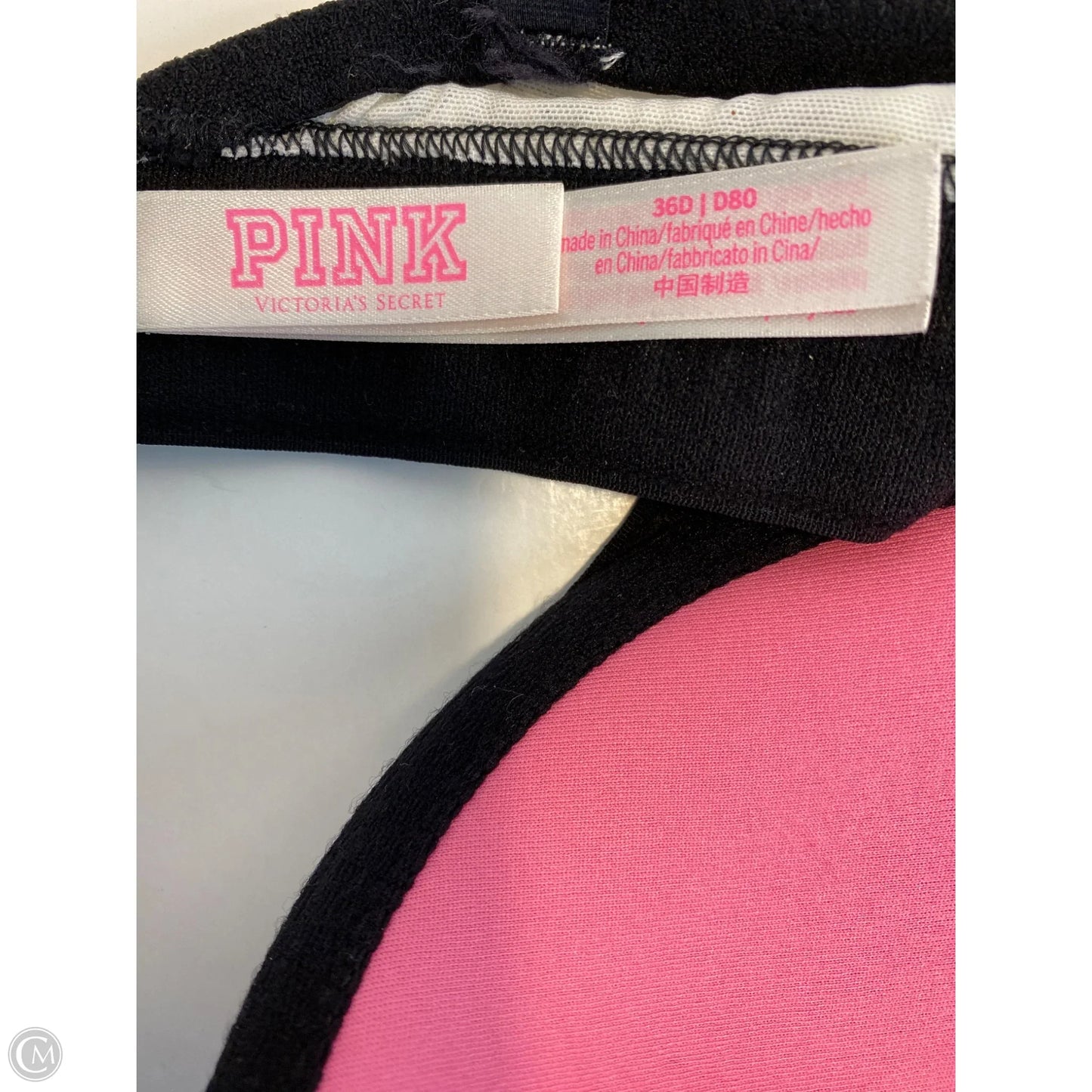 Bra By Pink In Black & White, Size: 0